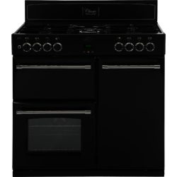 Belling Classic 90DFT 90cm Dual Fuel Range Cooker with FSD in Black